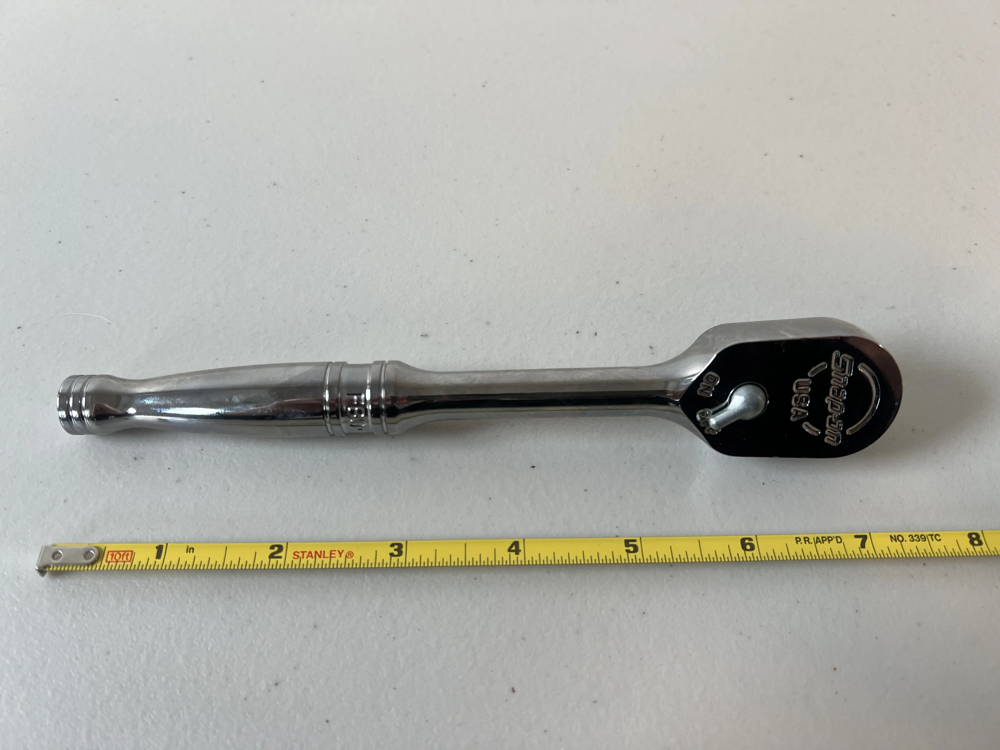 Snap-On F80 3/8" Dual Drive 80 Tooth Standard Handle Ratchet