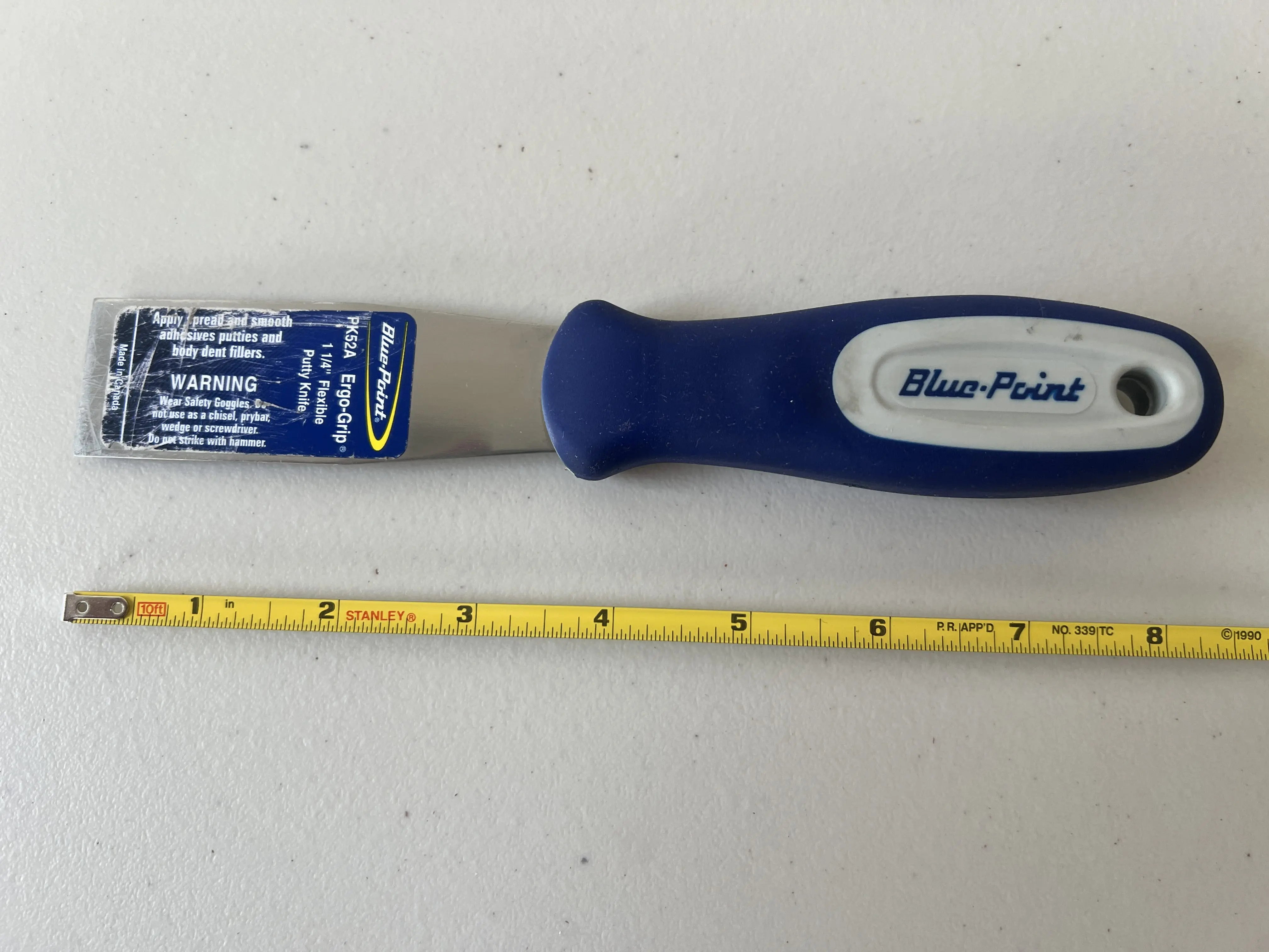 Blue Point 3-19/32" Straight Putty Knife/Scraper PK52A