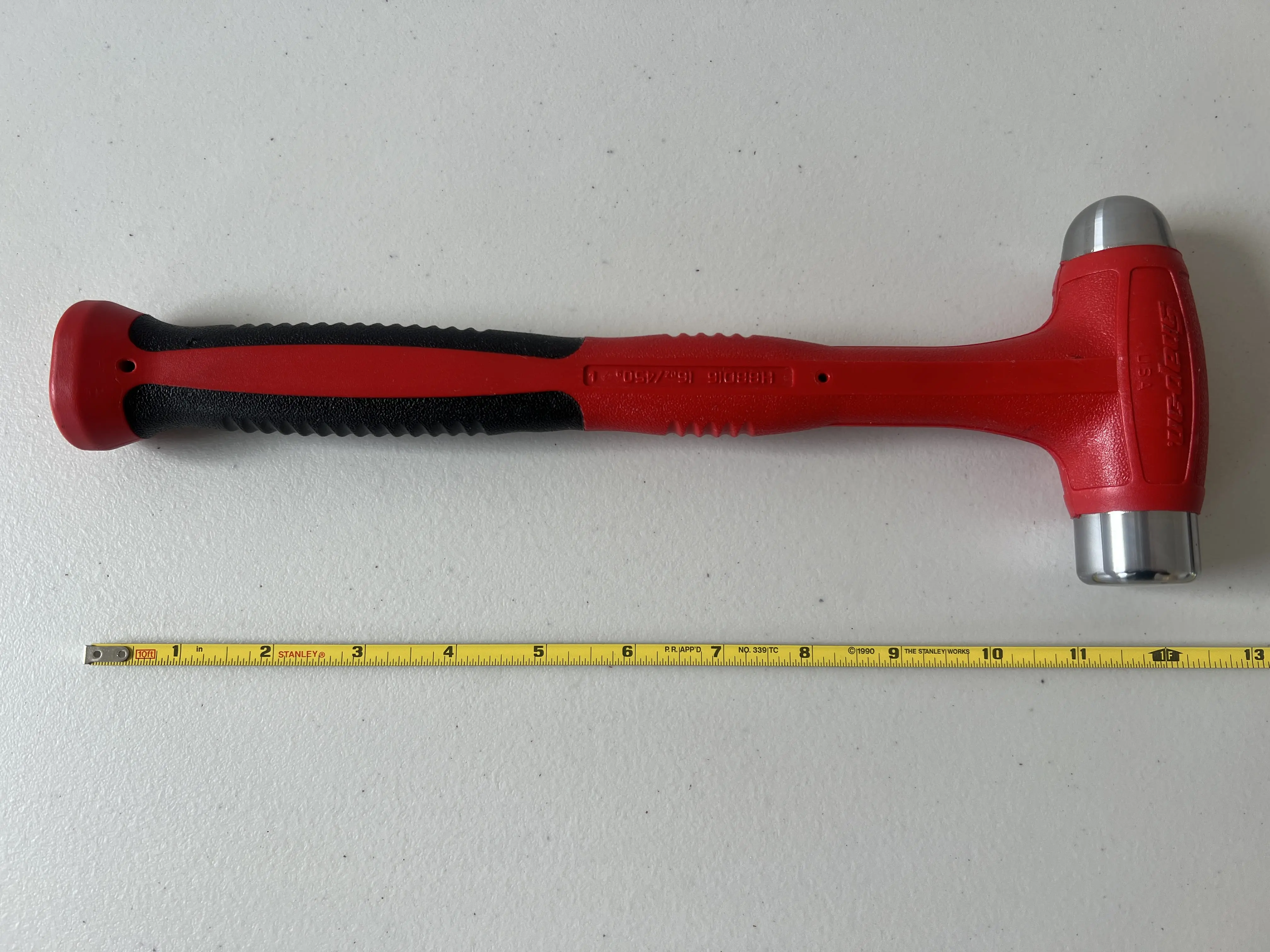 Snap-On 16oz Ball Peen Soft Grip Dead Blow Hammer HBBD16