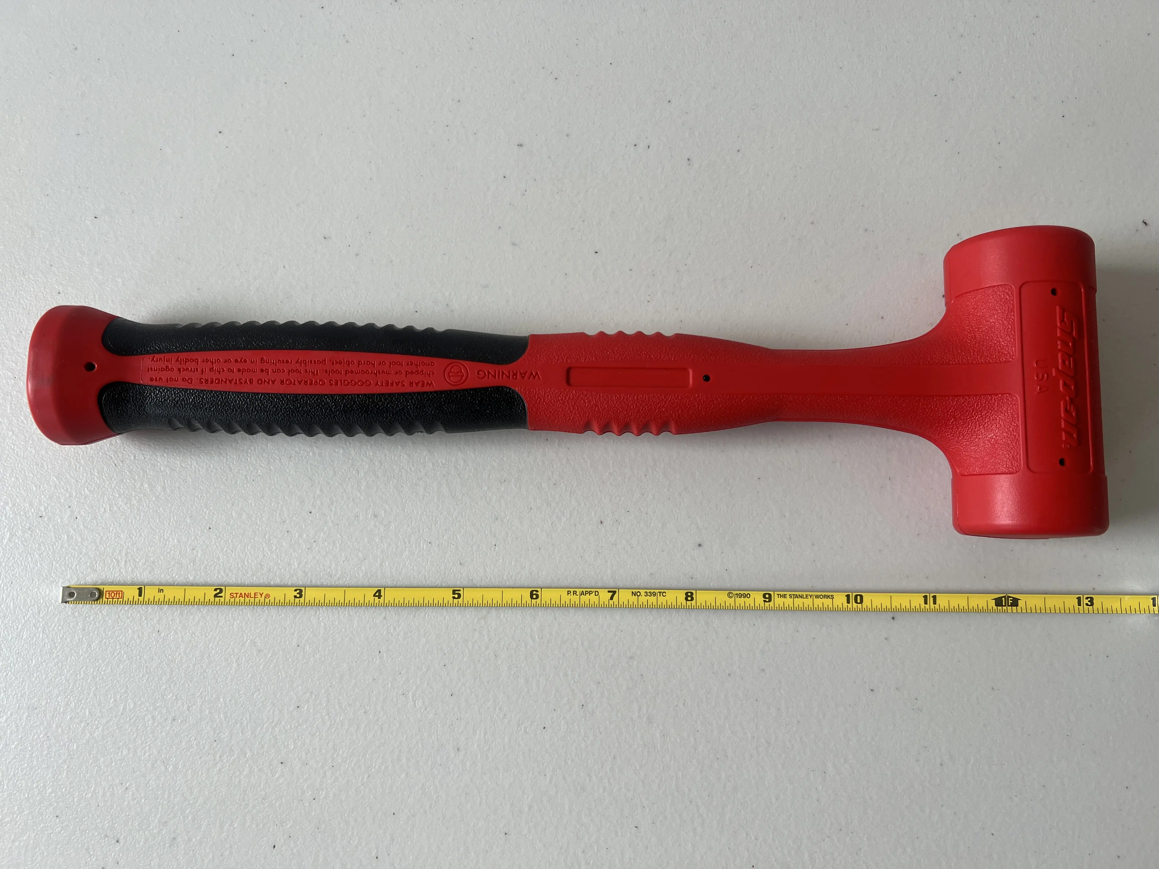 Snap-On 24oz Soft Grip Dead Blow Hammer HBFE24