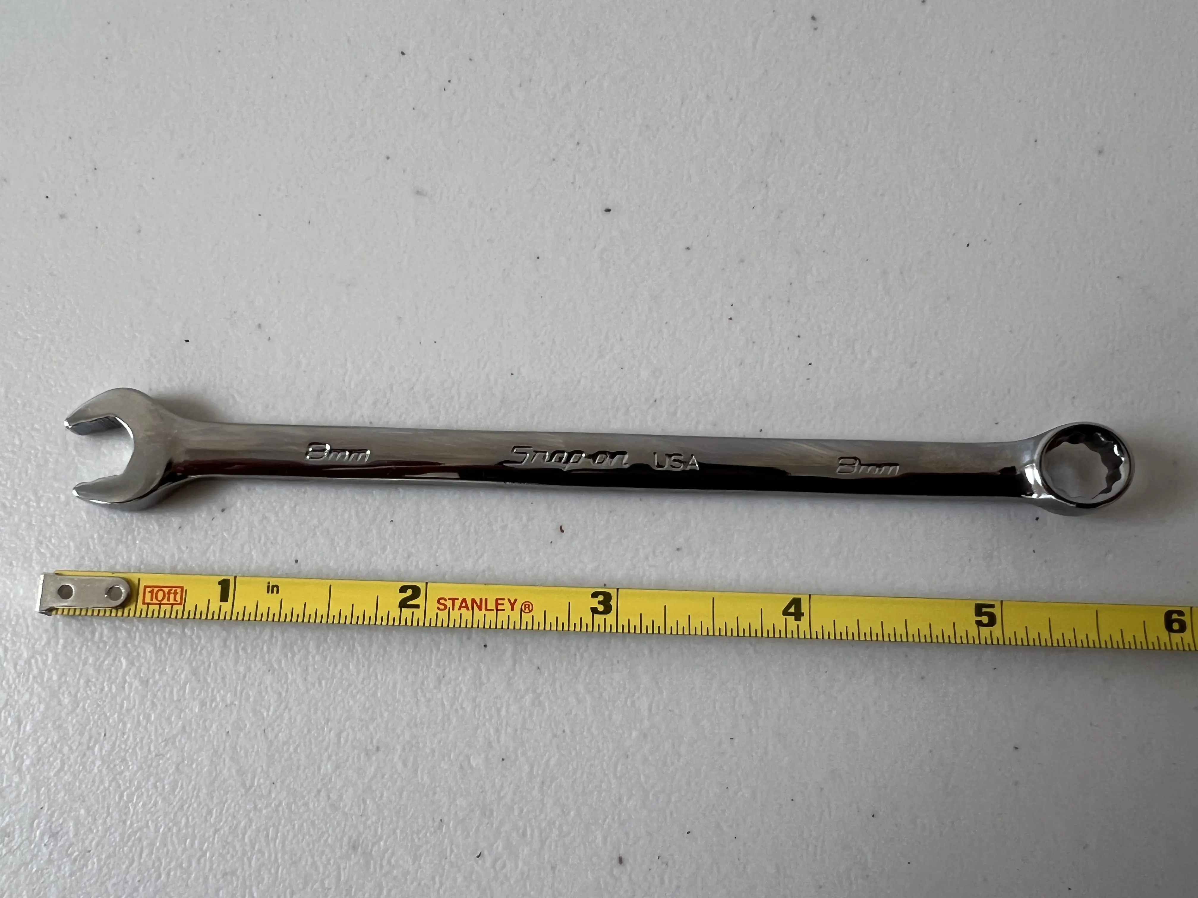 Snap-On 8mm 12-point Metric Flank Drive Combination Wrench SOEXM8