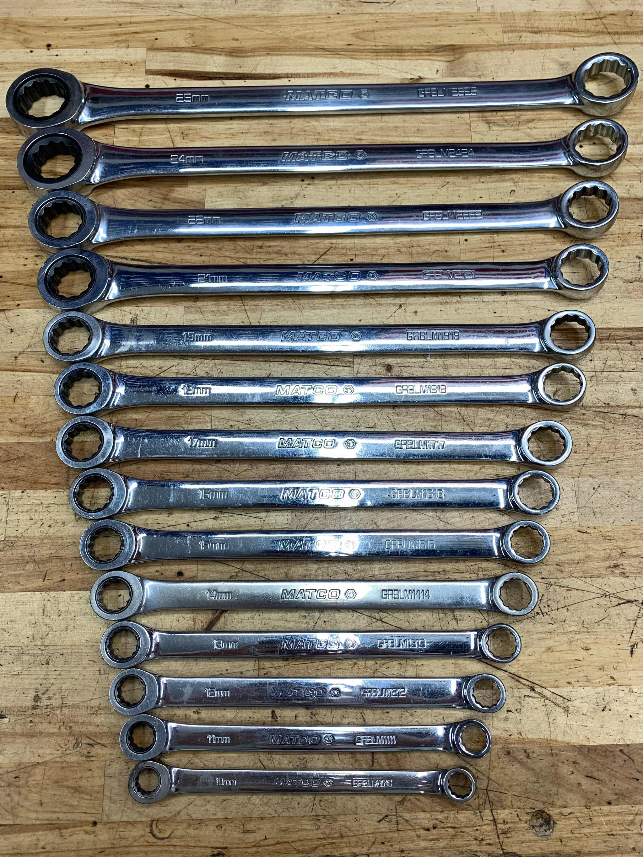Buy Matco Metric Ratcheting XL Box Wrench Set 14pc USA from MRCToolsLLC ...