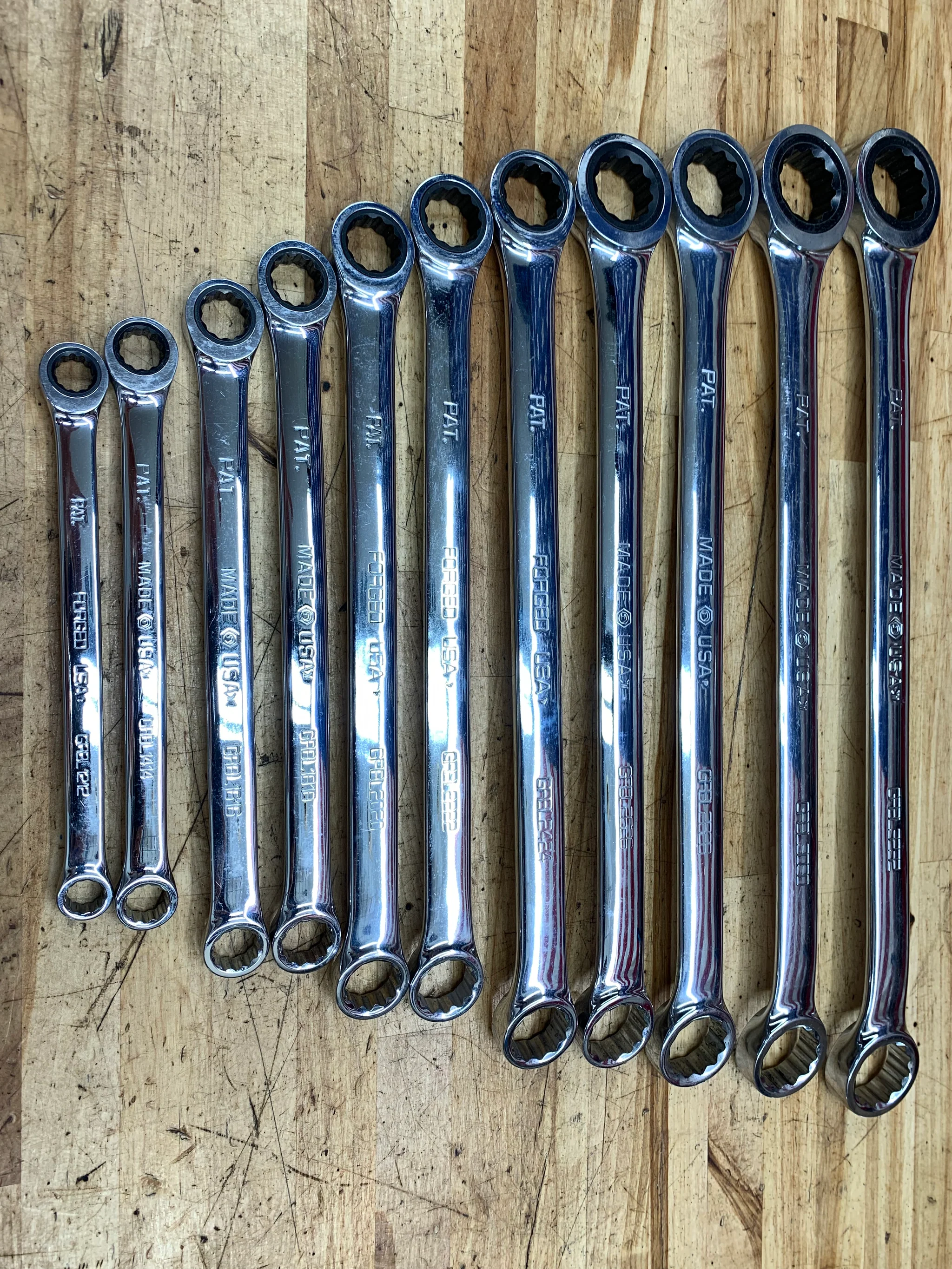 Buy Matco SAE Ratcheting XL Box Wrench Set 11pc USA from MRCToolsLLC on ...