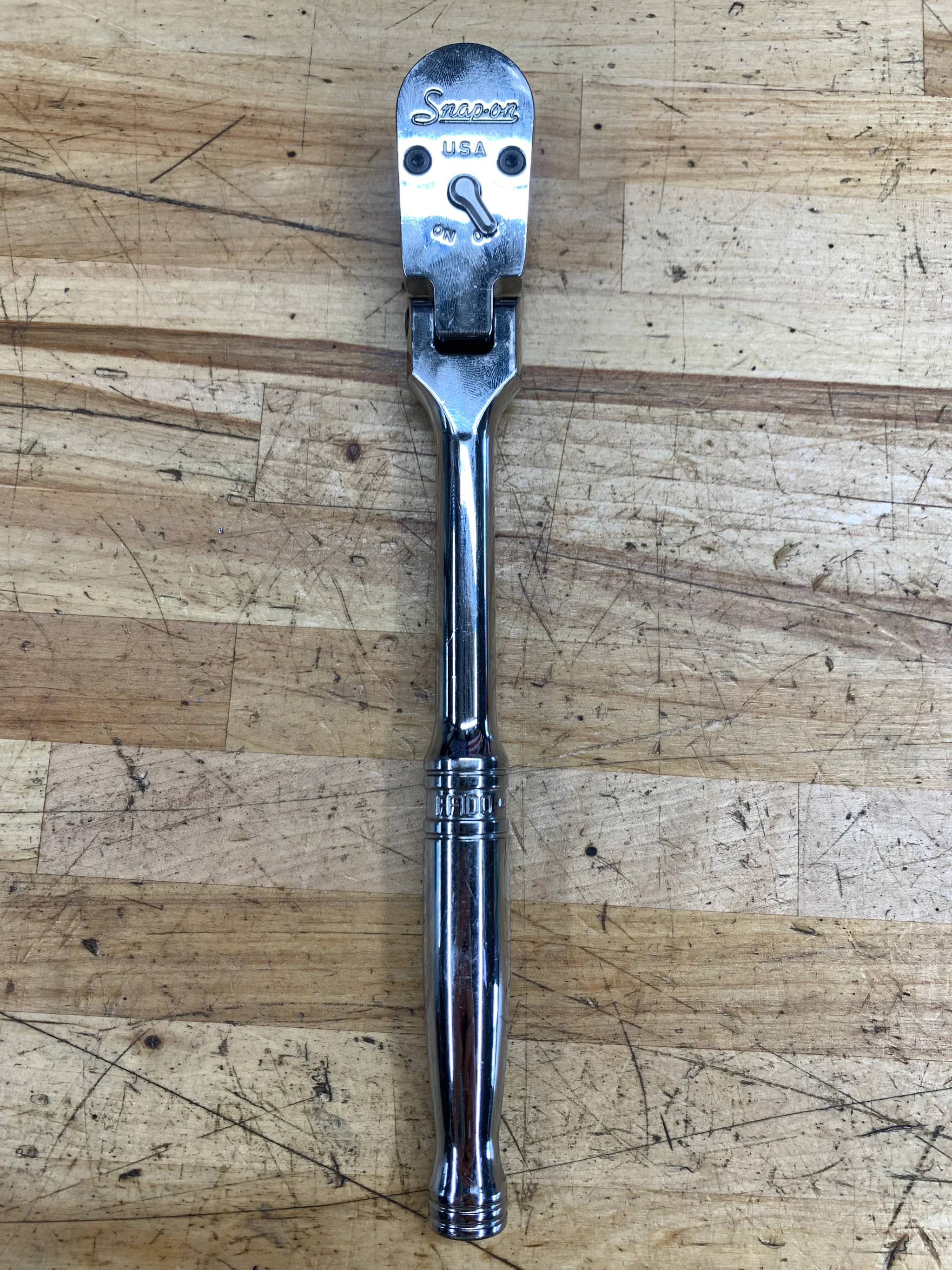 ドライバー・レンチ Snap-on ラチェットハンドル 3/8 100ギア F100