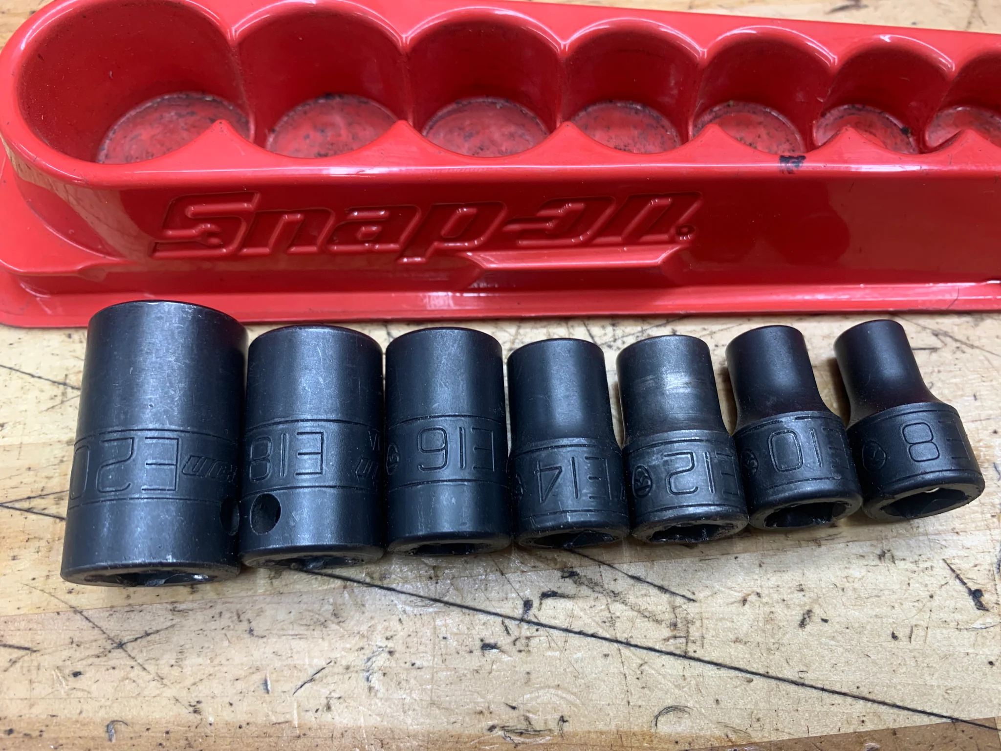 Buy Snap On E-Torx Impact Socket Set 7pc USA 207IMFLE from MRCToolsLLC ...