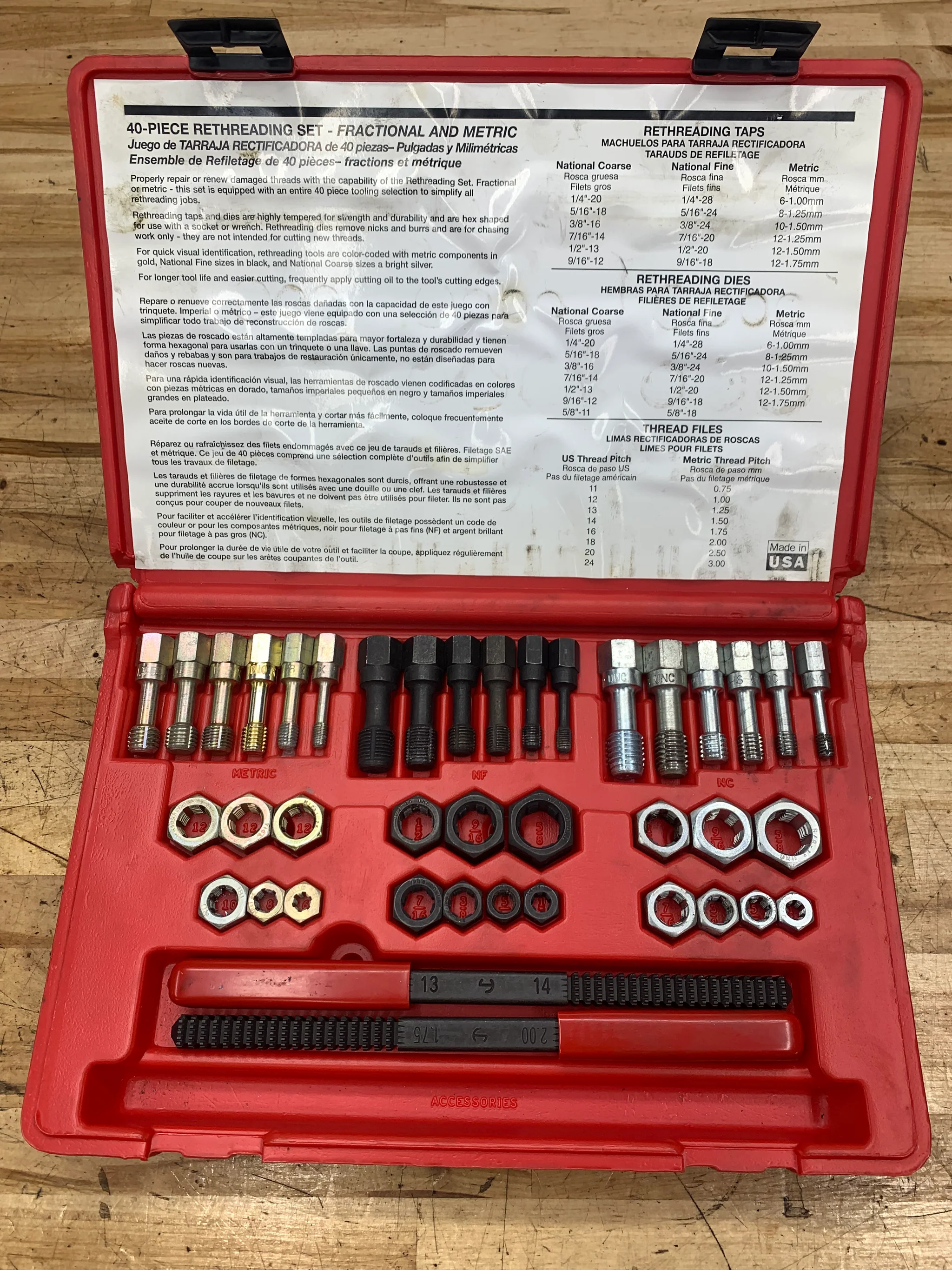 Buy Craftsman Master Thread Restorer Kit USA 952105 from MRCToolsLLC on ...