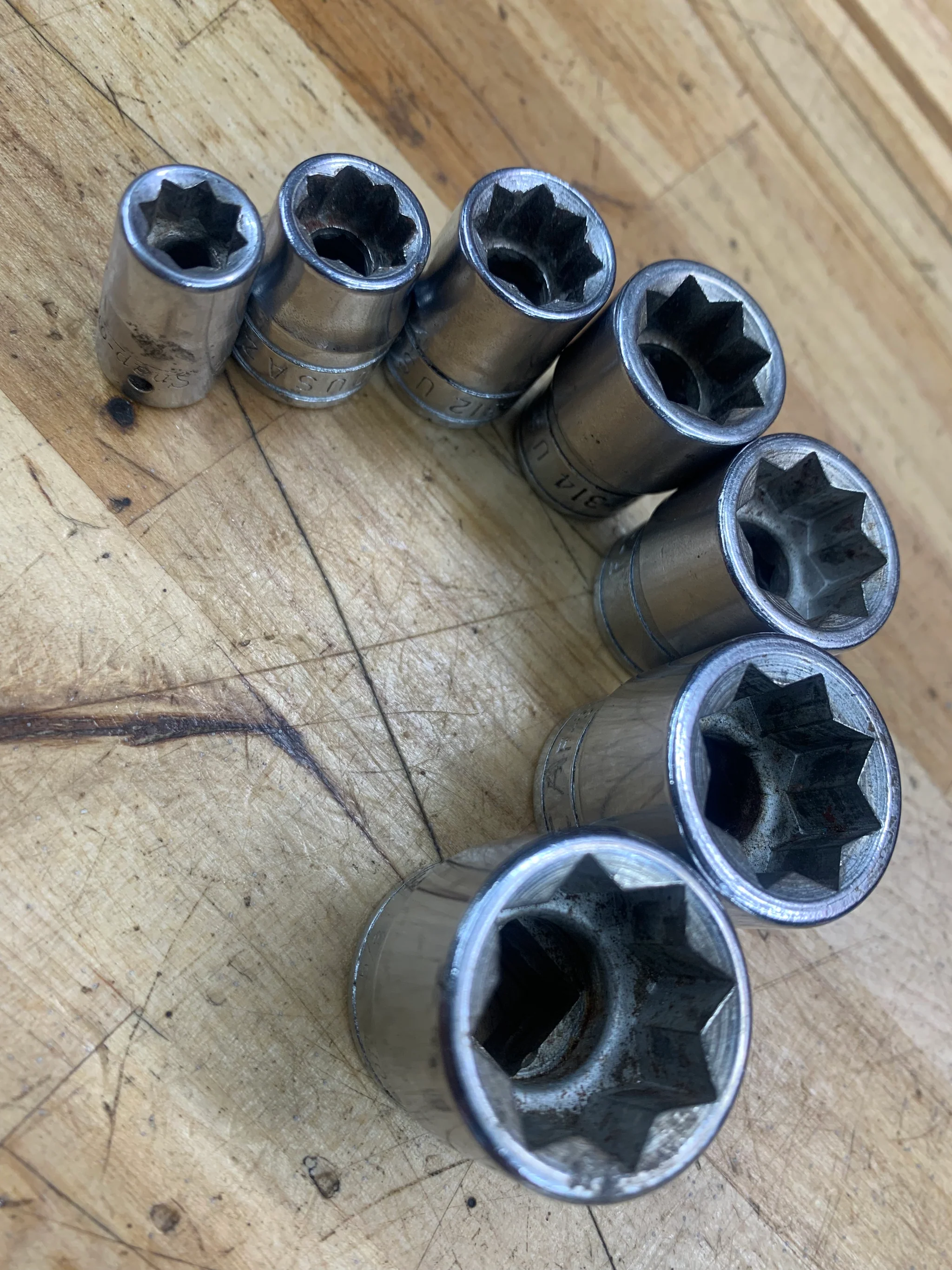 Buy Snap On 8 Point Sockets 7pc. VINTAGE from MRCToolsLLC on the ...