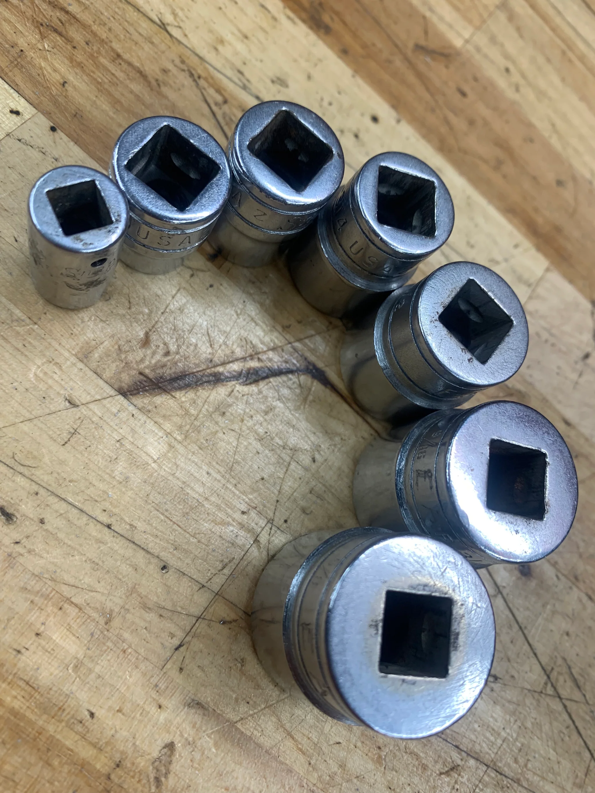 Buy Snap On 8 Point Sockets 7pc. VINTAGE from MRCToolsLLC on the ...