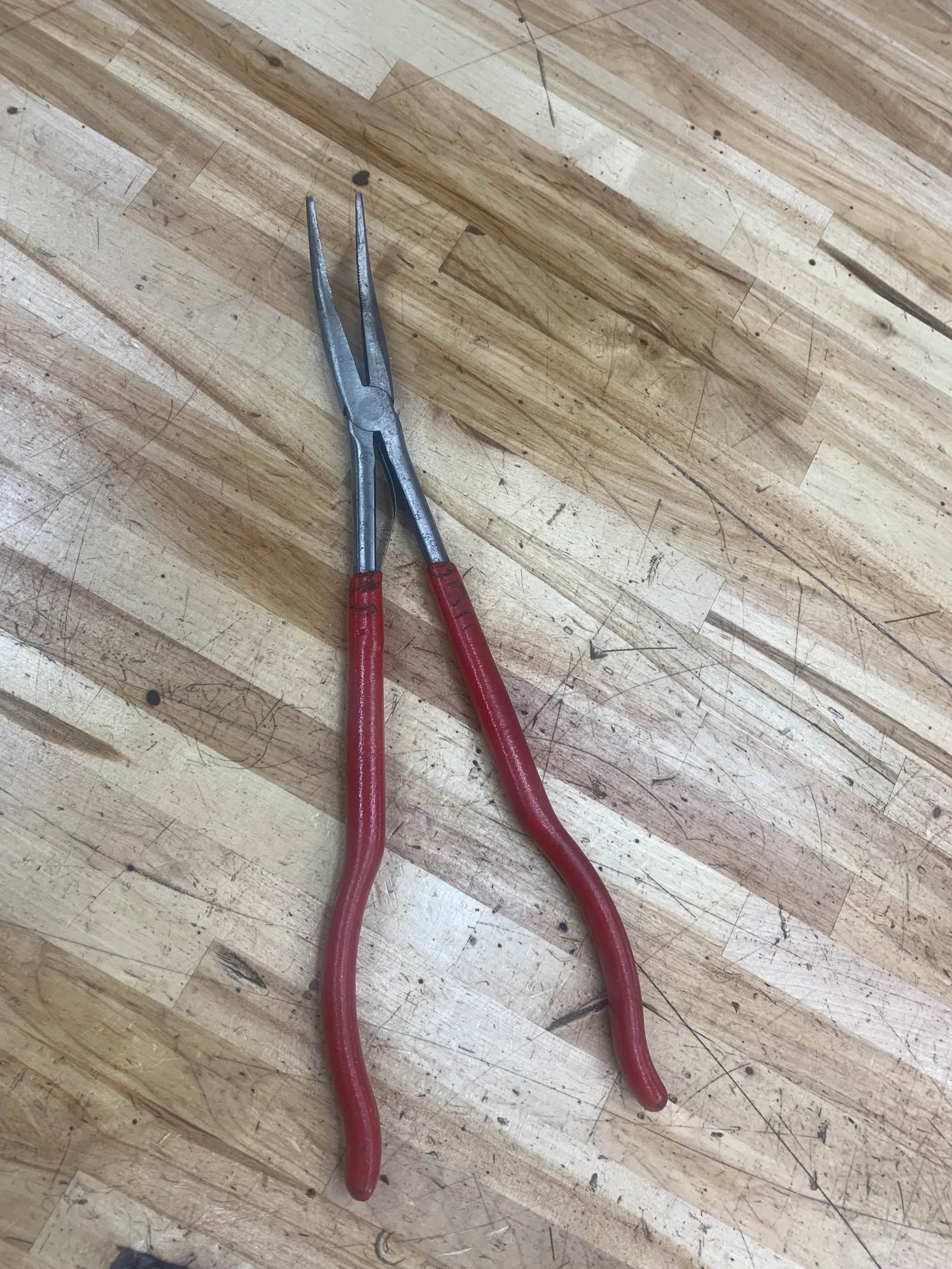 Buy Snap On Long Bent 45 deg. Needle Nose Pliers 415CP from MRCToolsLLC ...