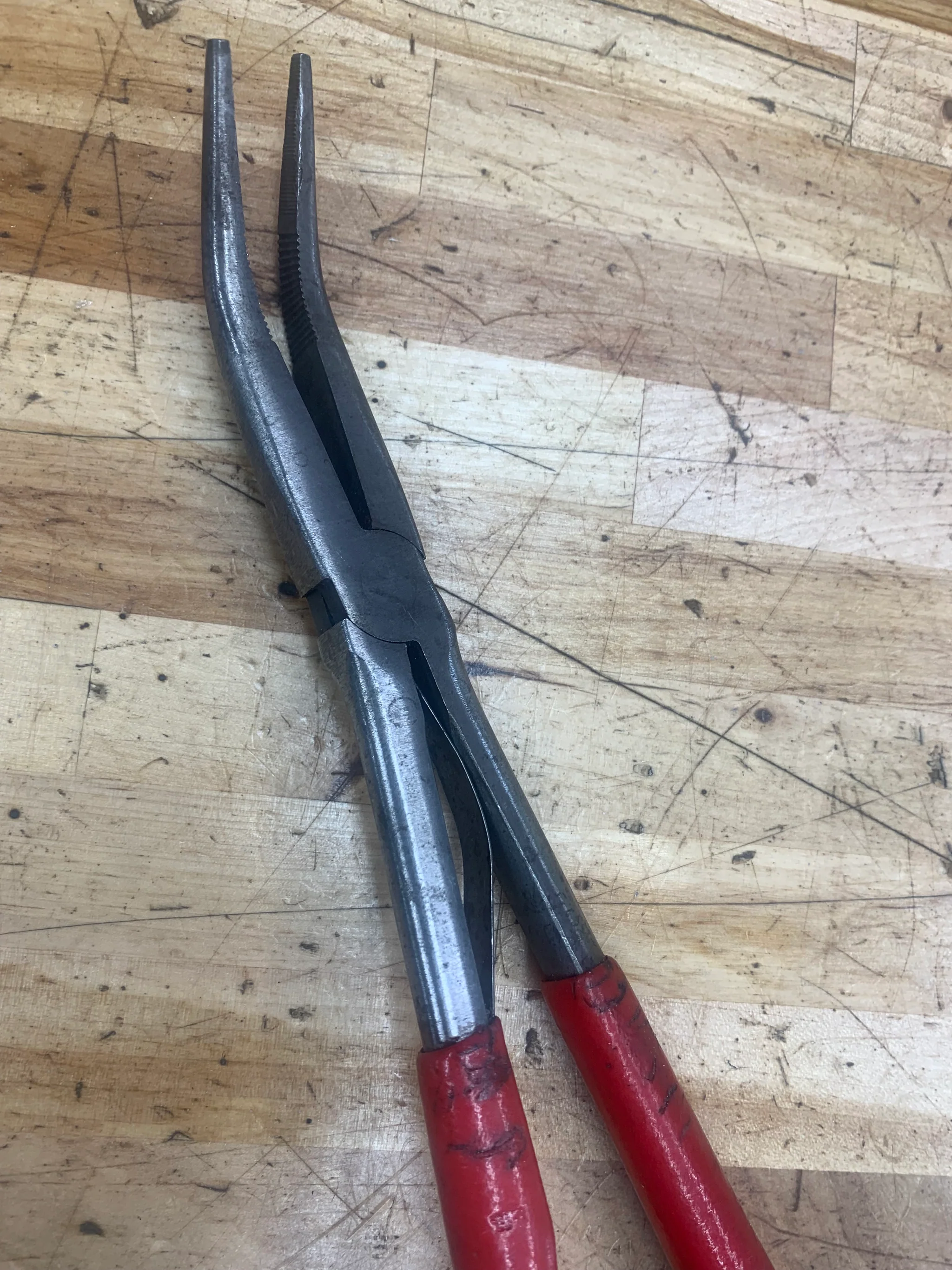 Buy Snap On Long Bent 45 deg. Needle Nose Pliers 415CP from MRCToolsLLC ...