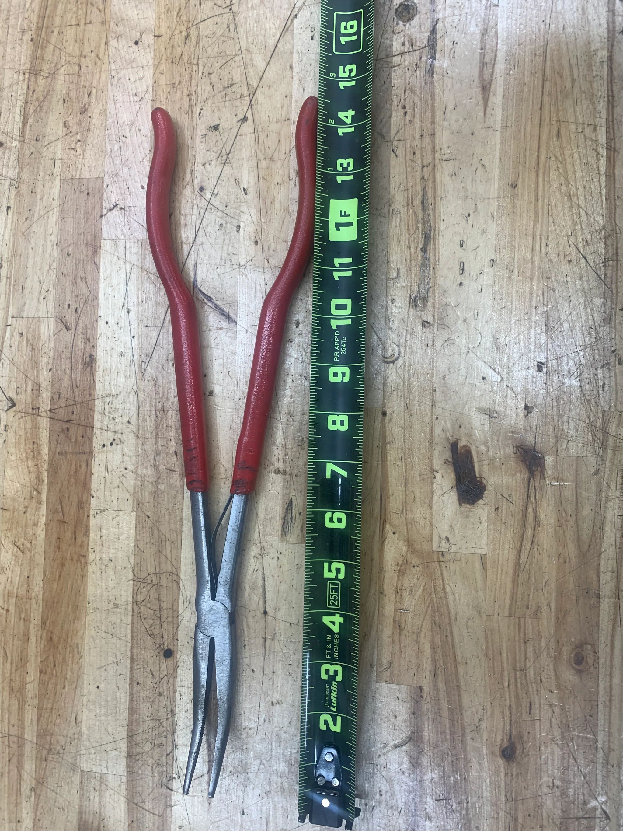 Buy Snap On Long Bent 45 deg. Needle Nose Pliers 415CP from MRCToolsLLC ...