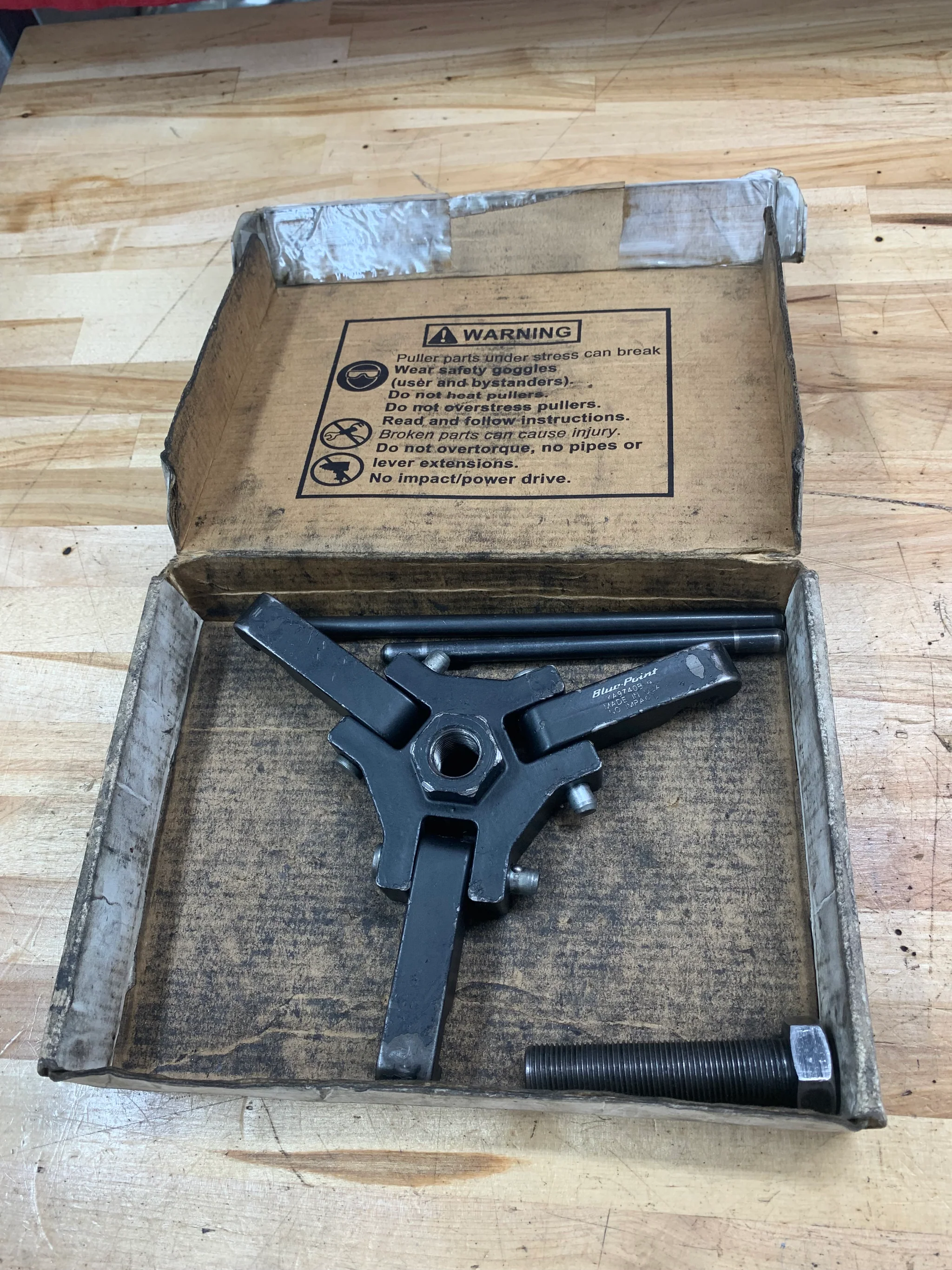 Buy Blue Point harmonic balancer puller set YA9740B from MRCToolsLLC on ...