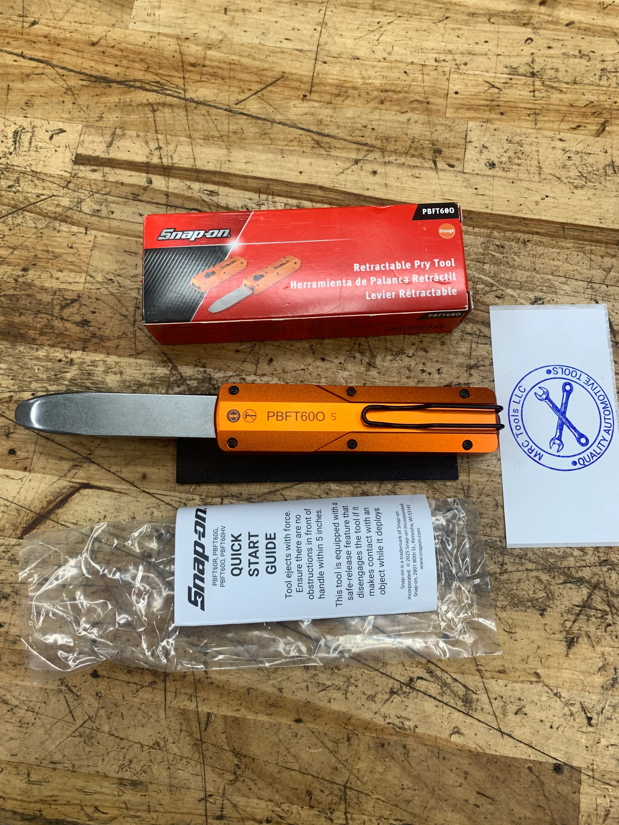 Buy Snap On OTF Retractable Clip Removal Trim Panel Tool BRAND NEW