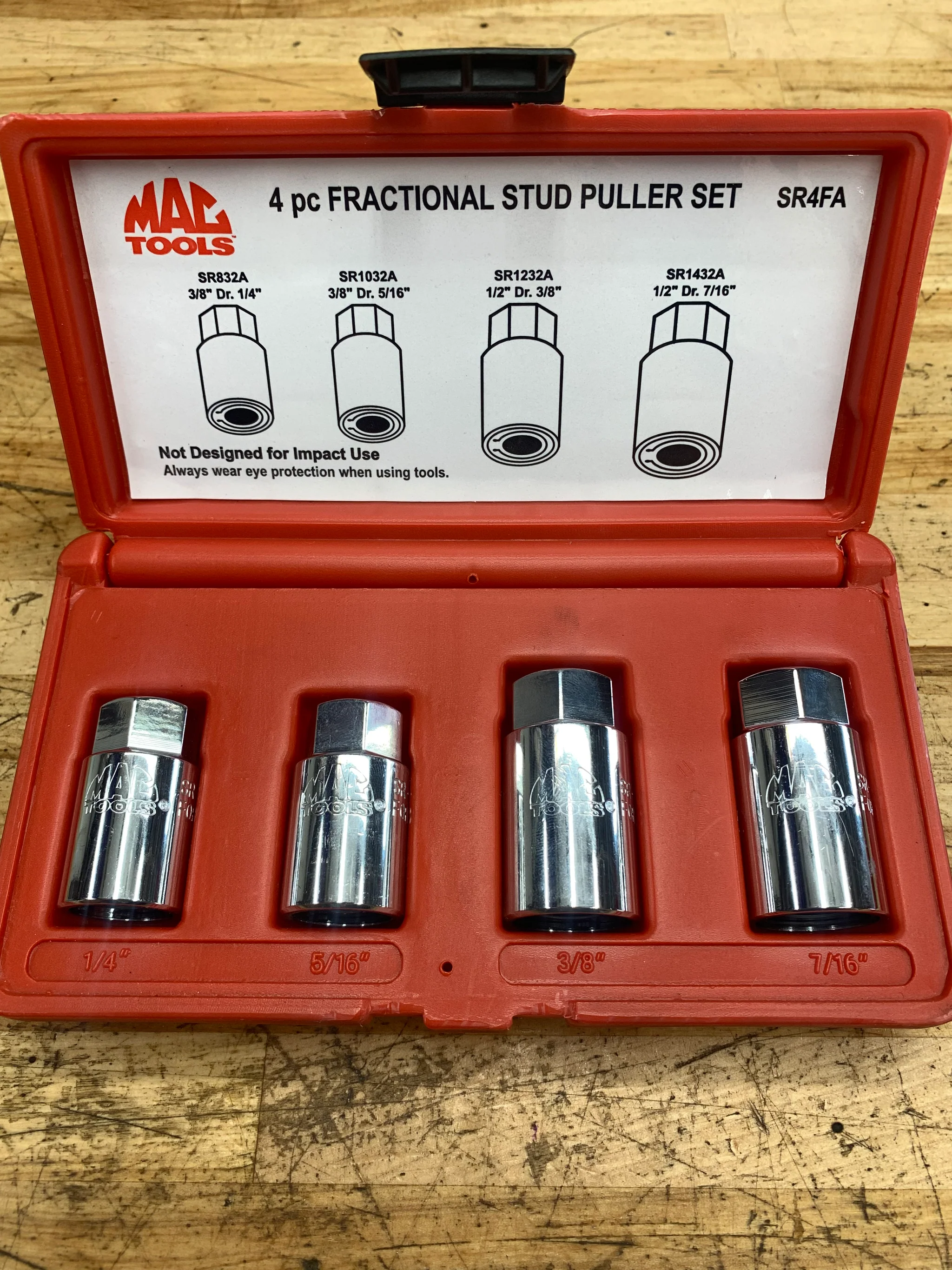 Matco Extractor Set Buy Matco SAE Stud Puller Set SR4FA from MRCToolsLLC on the ToolSwap ...